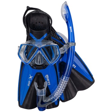 Pirate Mask, Fin & Snorkel X1 Set - Blue